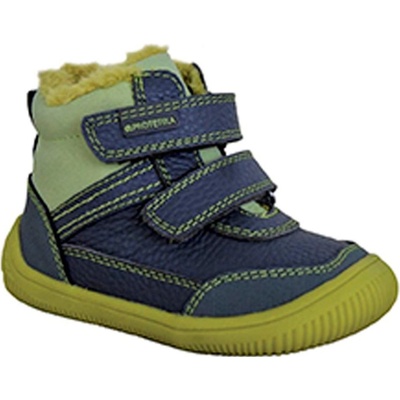 Protetika obuv dětská zimní barefoot Tyrel Green zelená