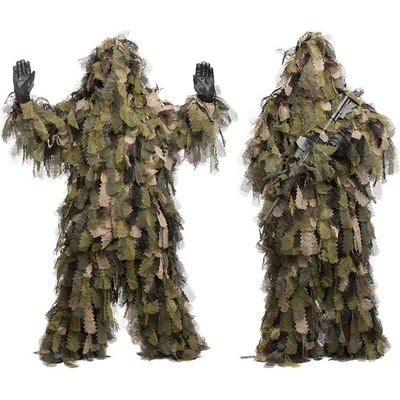 Mil-tec maskovací Ghillie Suit Oak Leaf 3D woodland – Zboží Dáma