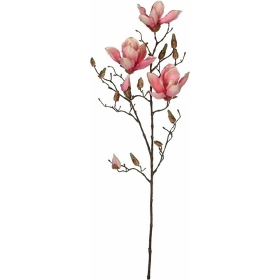 Umelá rastlina Magnólia, 88 cm, farba kvetu: červená, 1005580