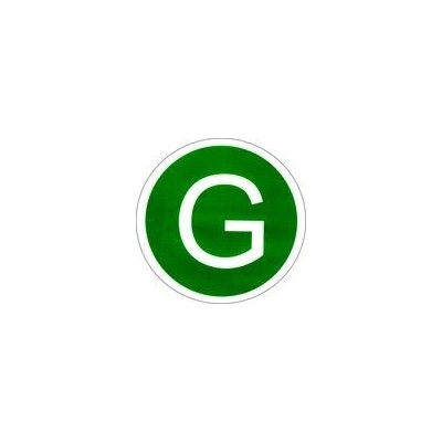 Samolepící štítek G