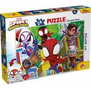 Lisciani Double-sided Puzzles PLUS Spidey Its a Team
