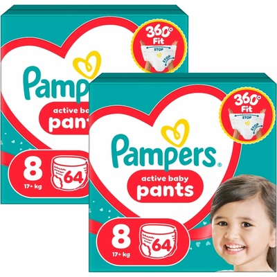 Pampers Active Baby 8 128ks