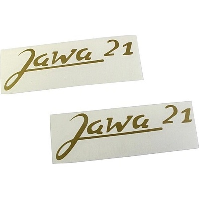 Samolepka Jawa 21 - 11,5x3,5 - 2 ks
