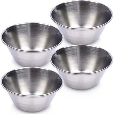 Excellent Houseware Misky na DIP nerezové d10 x 4,5 cm sada 4ks