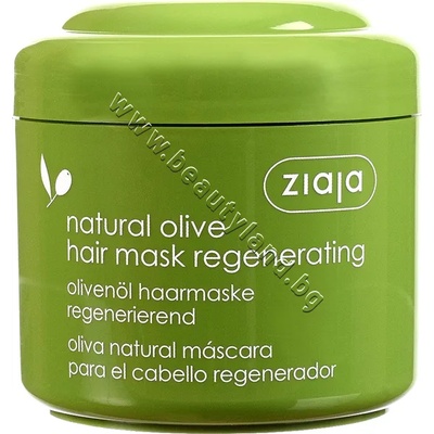 Ziaja Маска Natural Olive Hair Mask Regenerating, p/n ZI-13425 - Регенерираща маска за коса с натурална маслина (ZI-13425)