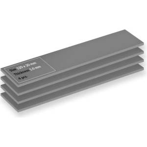 ARCTIC Комплект 4 термоподложки ARCTIC TP-4, 120 x 20 x 1.0 mm, електроизолиращи, сиви (ARCTIC-ACTPD00066A)