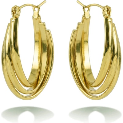 Victoria Walls Fashion pozlacené náušnice Xavielle Gold VWE260749G