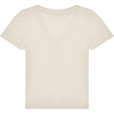 B&C Tričko B&C E150 V Women s výstřihem do V krátký rukáv dámské COT01014T04700 off white
