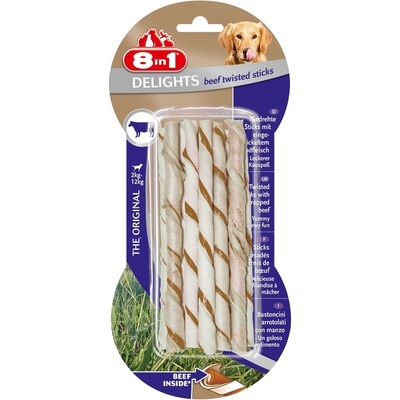 8in1 Tyčinka Beef Delights kroucená žvýkací 55 g