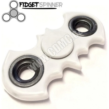 Fidget spinner Batman bílý