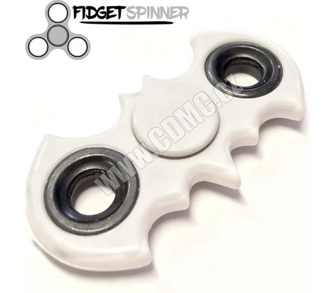 Fidget spinner Batman bílý