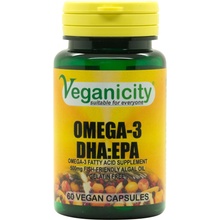 Veganicity Omega 3 DHA:EPA 60 kapslí