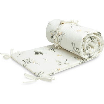 Sensillo Mantinel do postieľky Listy Krémová