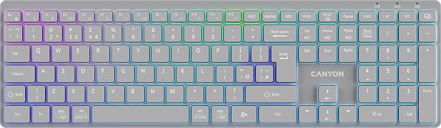 CANYON HKB-W11 UK/US RGB Dual Mode (CNS-HBTK11G)