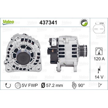 Alternátor VALEO 437341