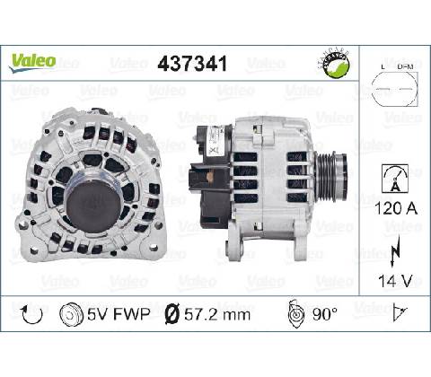 Alternátor VALEO 437341