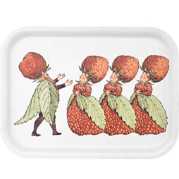 Design House Stockholm Elsa Beskow The Strawberry Family табла за сервиране, 20 x 27 см (2815-0100)