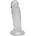 Alive Majestic Extra-Slippery Jelly Dildo Transparent