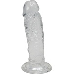 Alive Majestic Extra-Slippery Jelly Dildo Transparent