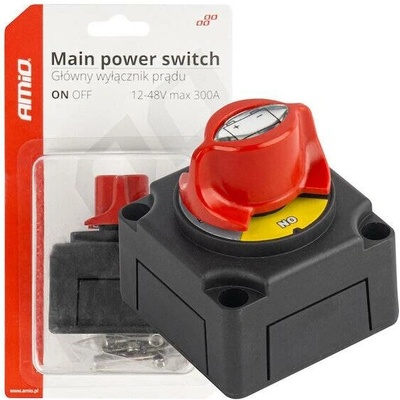 Hlavní vypínač autobaterie hebel 12-48V max.300A AMIO-03838, , ,