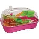 Rosewood Klec hlod. křeček plast Abode růž./zel./oranž 55 x 39 x 26,5 cm