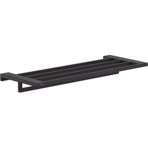 Hansgrohe AddStoris - Етажерка за кърпи с държач, дължина 65 cm, матово черно 41751670 (41751670)
