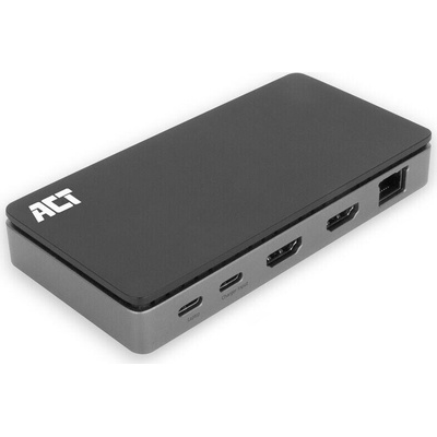ACT Докинг станция USB-C, 4K, HDMI, Ethernet (AC7093)