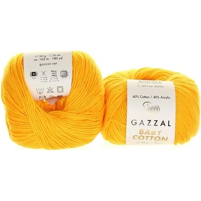 Příze Baby Cotton 3417 pampelišková