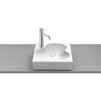 Roca Умивалник Ruy Ohtake, за монтаж върху плот, 410 х 410 mm, matt white (A327A14620)