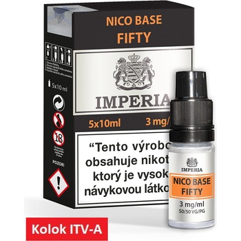 Imperia Nikotinová báza PG50/VG50 3mg 5x10ml