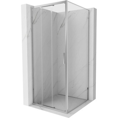 Mexen Exo плъзгаща се душ кабина 85 x 85 см, прозрачна, хром - 8153-085-085-01-00 (8153-085-085-01-00)