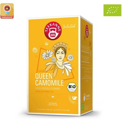Teekanne BIO Selected. Queen Camomile Luxury Cup 25 x 1,2 g