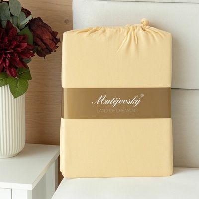 Matějovský Prestieradlo pieskové Froté 180x220