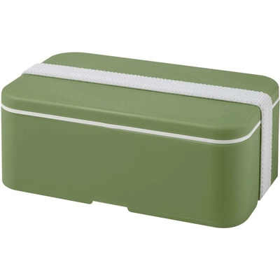MIYO POP jednoposchodová desiatová krabička s objemom 700 ml, zelená Brindle