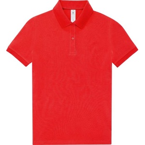 B&C Collection B&c my polo 210 / Дамска поло тениска от пике от тежък памук - червена s (01w46300401)