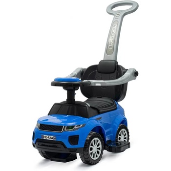 Majlo Toys Range Rover s vodící tyčí 3v1 modré