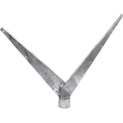PILECKÝ Bavolet pro sloupek IDEAL a PILCLIP pozinkovaný oboustranný 48 mm