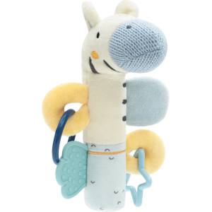 KikkaBoo Занимателна играчка с пискун KikkaBoo Stripy Friends (31201010452)
