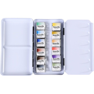 Maimeri Blu Комплект акварелни бои Travel Kit 12 x 1, 5 ml (M1698112)