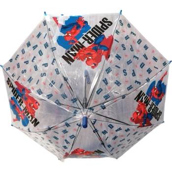Spiderman deštník chlapecký vystřelovací průhledný