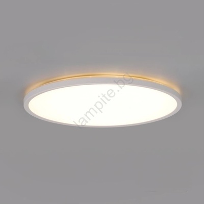 Led осветително тяло за баня със сензор nivera led/12w/230v ip54 Ø 22, 5 см бяло + дистанционно управление (kb0548)