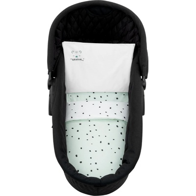 KikkaBoo Бебешки спален комплект за количка 6 части Bear with me Mint (41101060122)