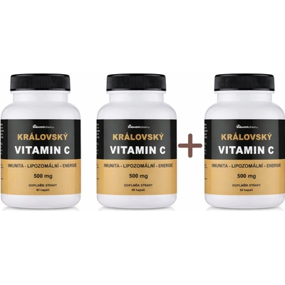 Královský Lipozomální Vitamín C pro podporu imunity 3 x 60 kapslí