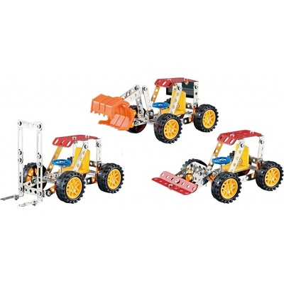 Alltoys Kovová stavebnice stavební stroj 122 ks