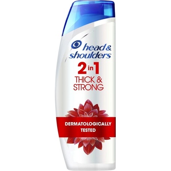Head & Shoulders Thick & strong 2in1 šampón a balzam na vlasy proti lupinám 360 ml
