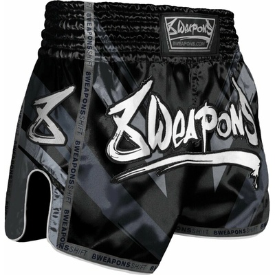 8 Weapons Muay Thai šortky Shift čierne