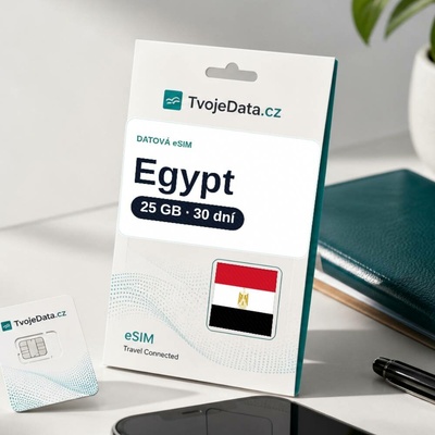 eSIM Egypt 25 GB / 29 dní