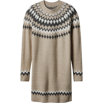 esmara Dámské pletené šaty béžová – Zboží Dáma