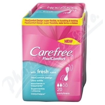 Carefree FlexiComfort slipové vložky se svěží vůní 20 ks