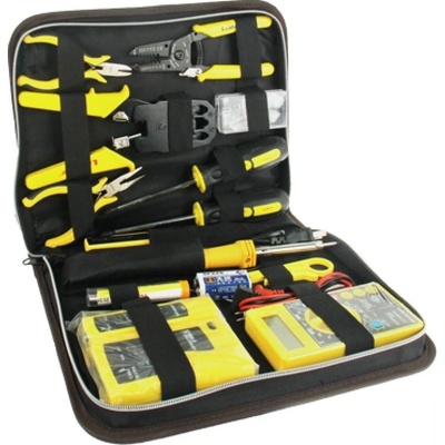 W-star Sada nářadí pro síťaře WS5013, 15 ks, tester RJ45 voltmetr pájka kleště RJ45 RJ12 – Hledejceny.cz